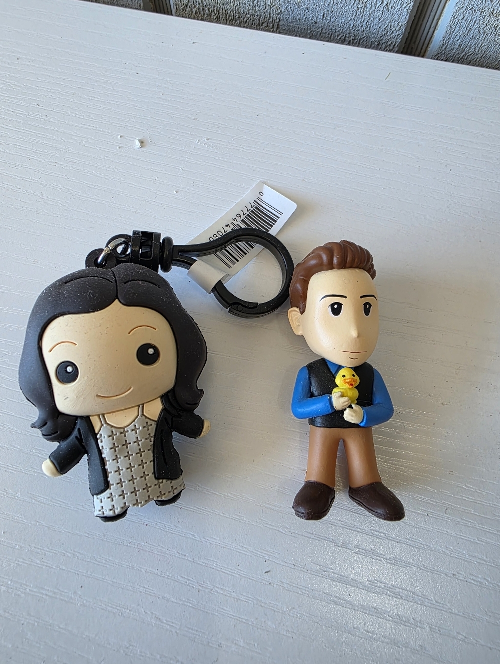 Monica and Chandler FRIENDS keychains